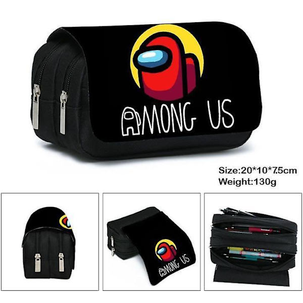 Among Us Penalhus Blyant Etui Stationery Taske Stor Kapacitet Model 6