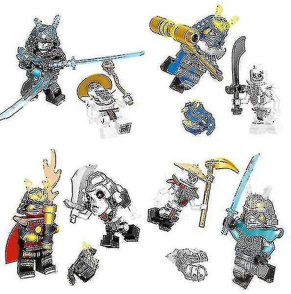 32 stk. Ninjago Mini Figurer Kai Jay Sensei Wu Master Byggeklodser Legetøj