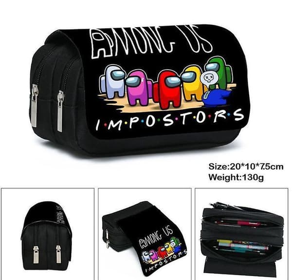 Among Us Pennfodral Pencil Case Stationery Bag Large Capacity Model 4