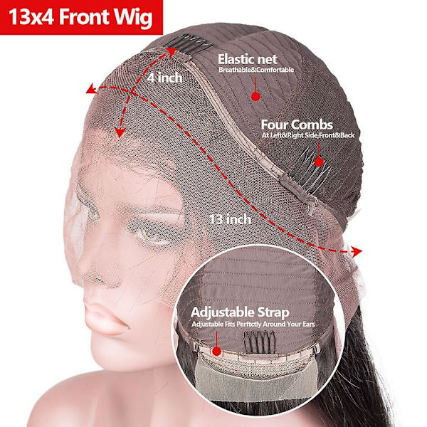 30 Inch Body Wave Lace Front Wigs For Women Human Hair  Frontal Wig Body Wave Lace Front