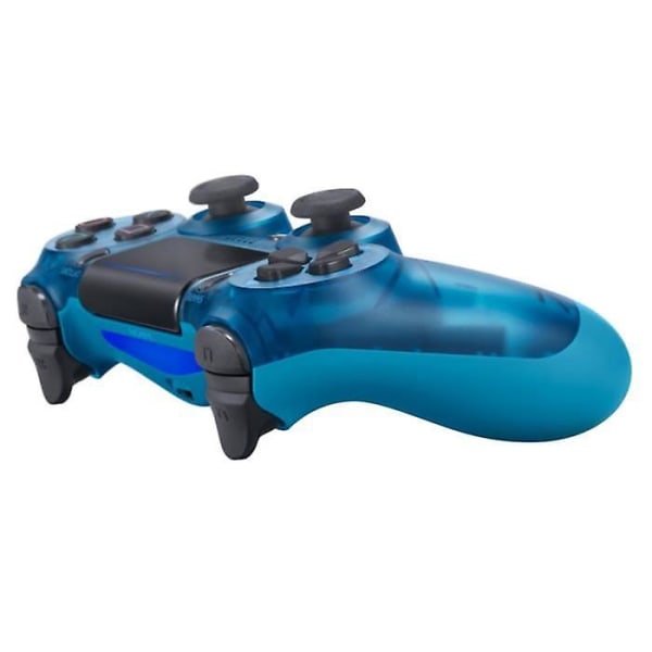 Wireless Game Controller Compatible With Ps4/ Slim/pro Console Transparent Blue