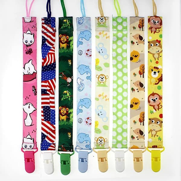Sutteklips til babyer Smukke Holdbare Assorterede Farver Kollektion Sutteklips til Børn Clouds