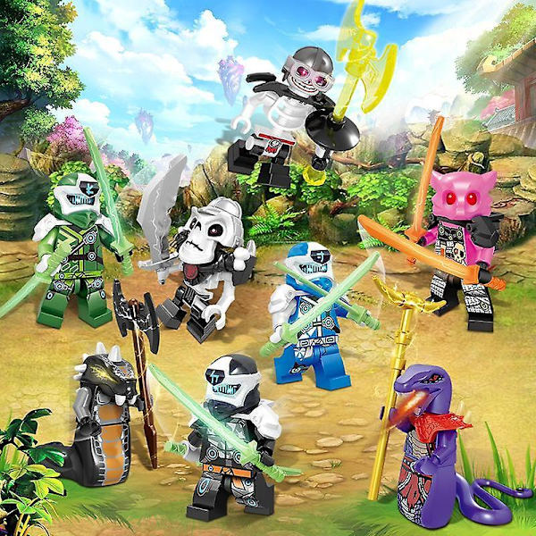Phantom Ninja Model Children's Block Toy Boy Girl Assembly Assembling Blocks Blocks Without Packing Box
