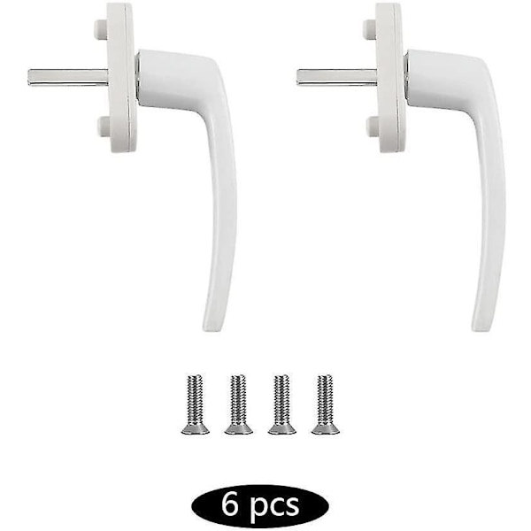 Window Handles 2 Piece Aluminum Alloy Window Handle Solid Aluminum Handle