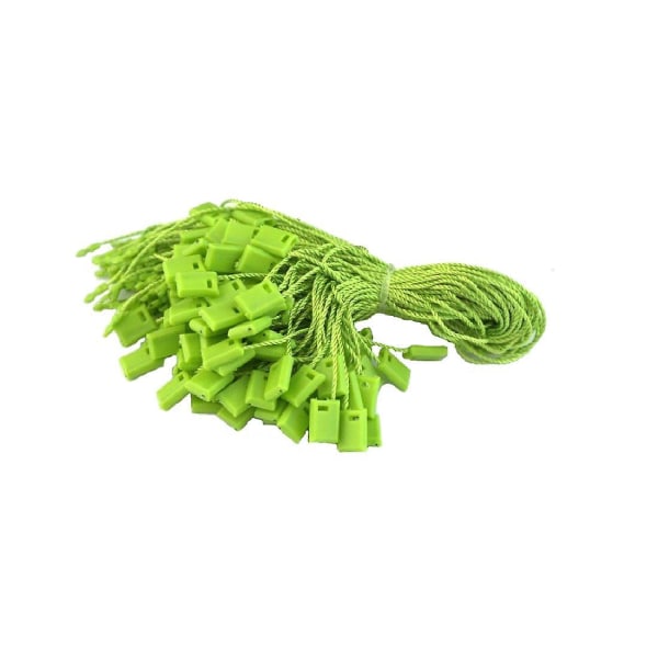 100pcs Nylon String Hang Tag Fasteners Green 1000pcs