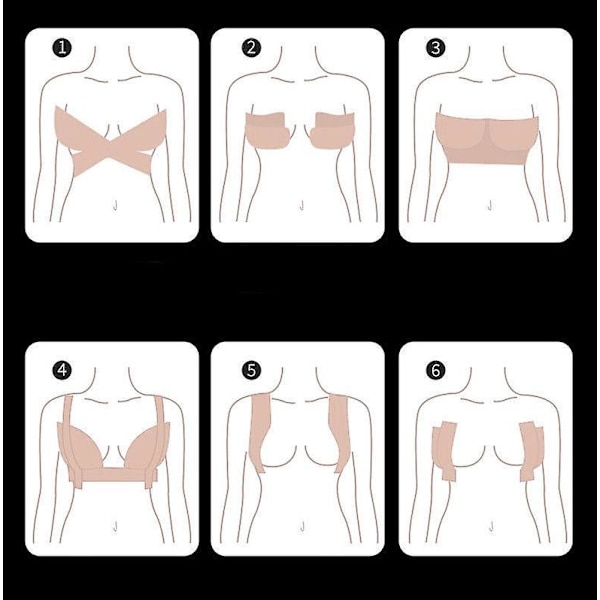 Boob Tape,breast Lift Tape And Nipple Covers ,achieve Lift & Contour Of Breasts | Waterproof Sweat-proof Bob Tape 3.8cm*5m