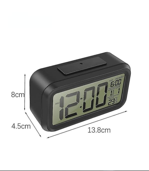 Led Digital Alarm Clock Backlight Snooze Mute Calendar Desktop Electronic Backlight Table Desktop Clock-cl.