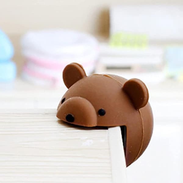 Baby Safety Anti-collision Edge Corner Guard Protector, Silicone Table Bear