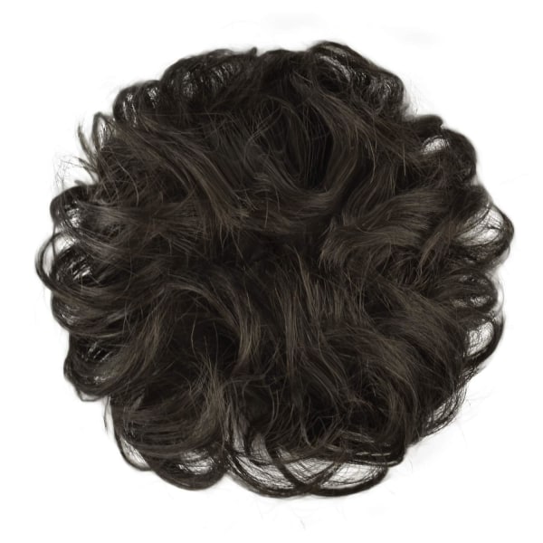 Scrunchie Hair Bun Updo Hairpiece Hair Ribbon Ponytail Extensions Hair Dark Brown