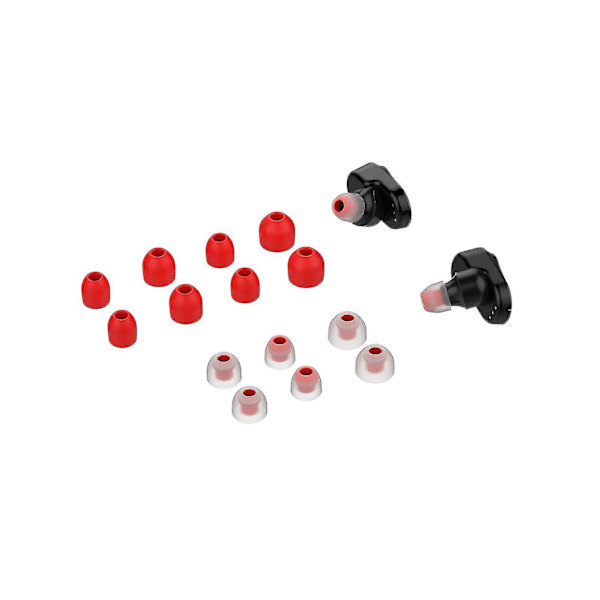 7 par ørepuder bløde silikone ørepropper In-ear hovedtelefon cover erstatning til Sony Wf-1000xm4 Wf-1000xm3 White