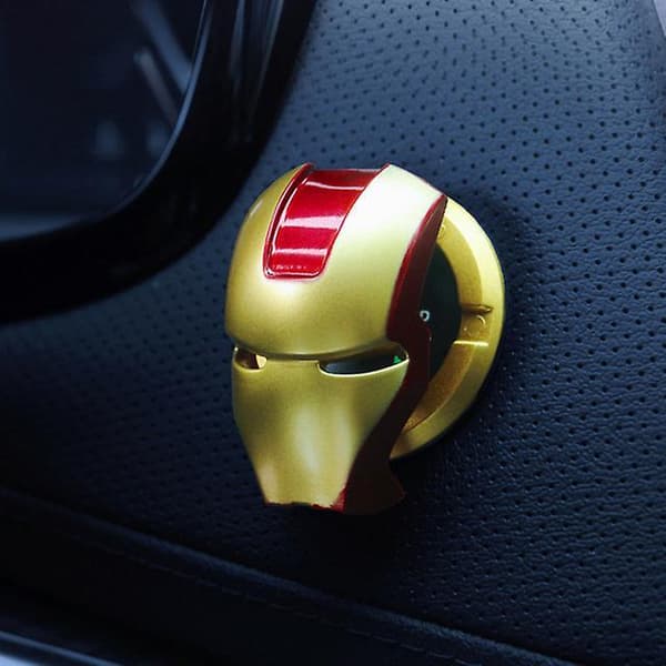 Marvel Avengers Ironman Bilmotor Tændingsstartknap Dæksel