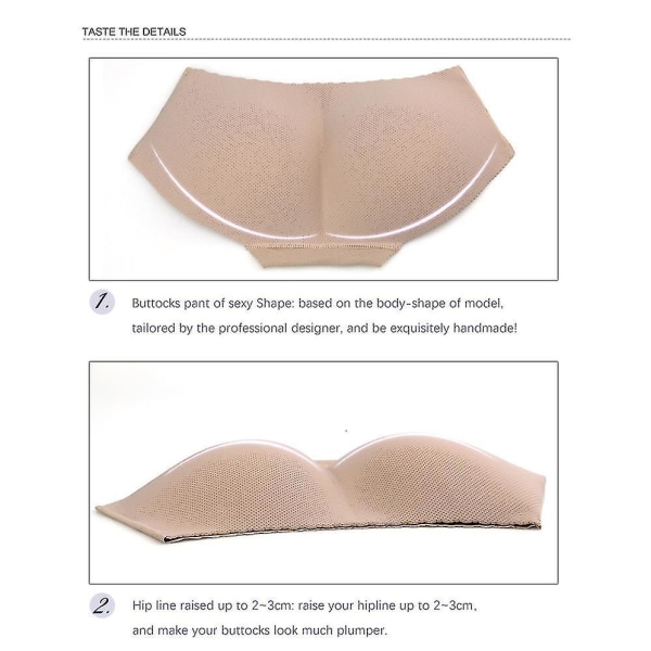 Dame Shaper Butt Lifter Trusse Fake Numse Kropsformende Trusser Åndbar 138 Glossy Black L