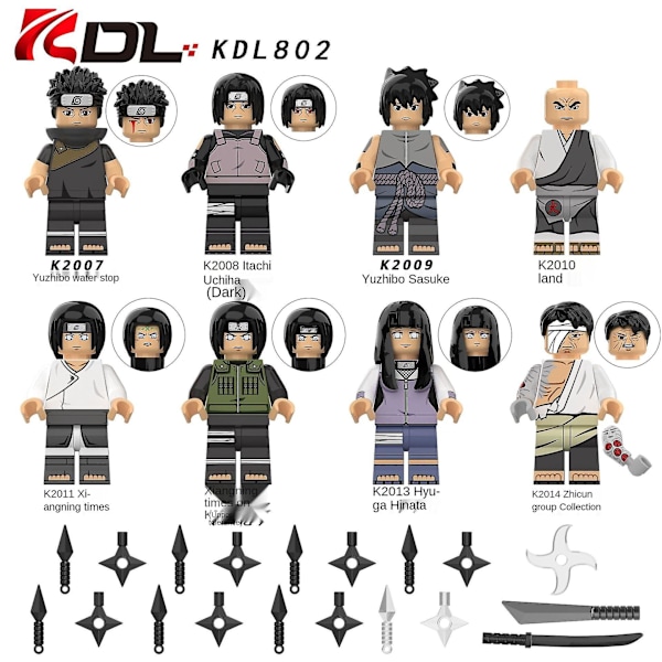 Naruto Assembled Building Block Minifigure Toy