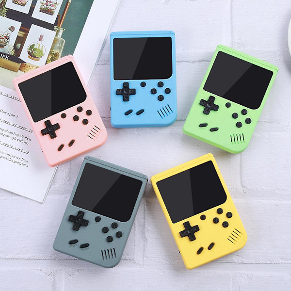Handheld Game Console Retro Mini Game Console Gameboy With 400 Classic Games Pink
