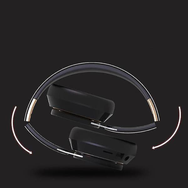 Trådløse Bluetooth hovedtelefoner Over Ear headset Stereo BLACK