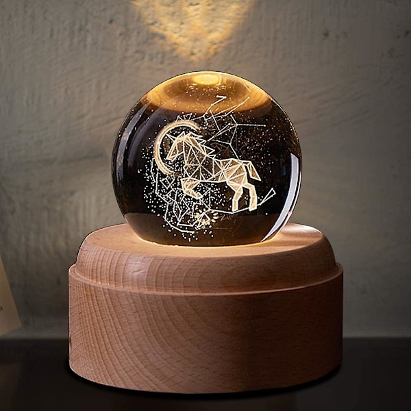 Music Box 3d Crystal Music Boxes , Luminous Rotating Ball Musical Box Dimmable style 4