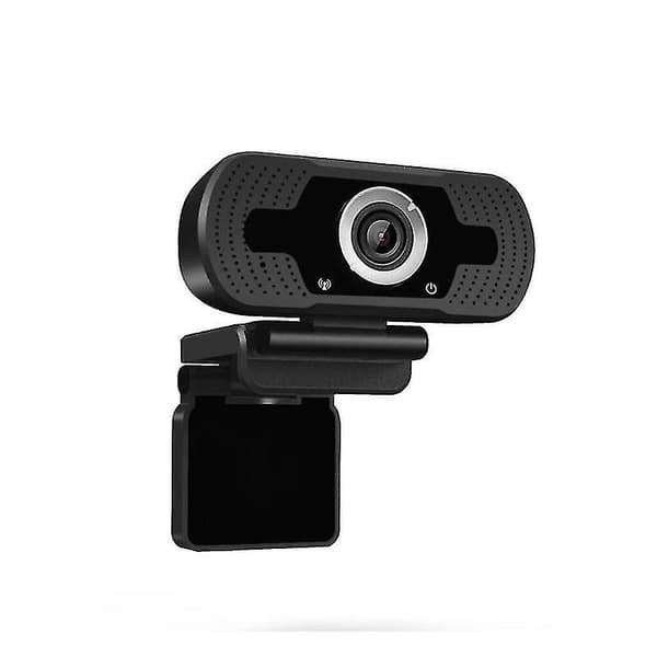 Webcam 1080p med mikrofon til PC, bærbar, stationær, USB 2.0
