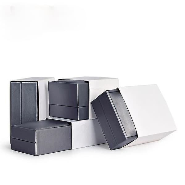 Jewelry Storage Box Brushed Pu Gift  Ring Pendant  Necklace Bracelet Holders Case With 4 Boxes Red