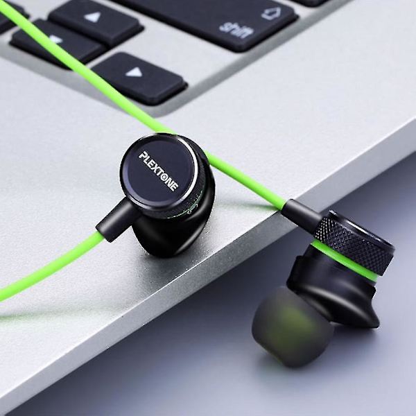 Plextone G15 3.5mm Wired In-ear Earphone Volume Control Game Headphone With Mic Red