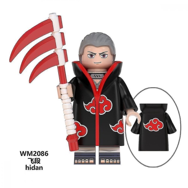 Naruto Byggeklodser Legetøj Japan Anime Figur Konfrontationshold Medlem Model Børn DIY