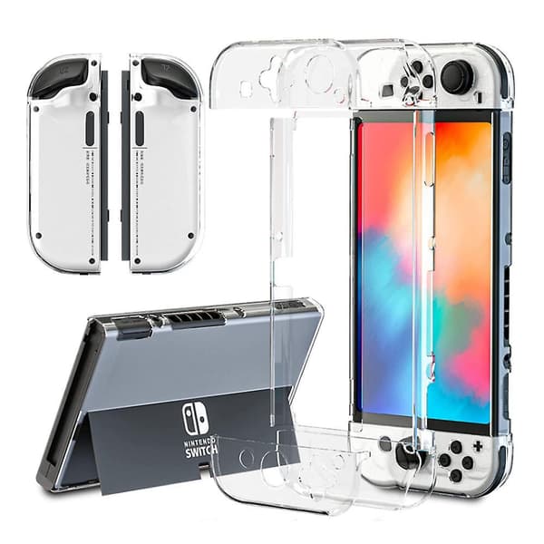 Switch OLED Case for Nintendo Switch OLED Carry Case Pouch Accessories White