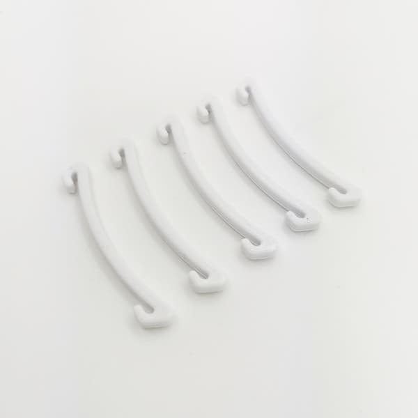 10x Korvasuoja niskaklipsi maskille White