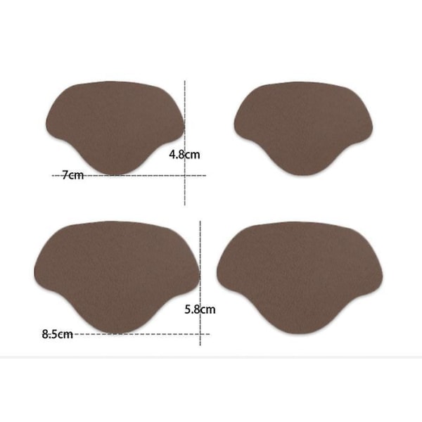 Shoe Heel Repair Patch Self-Adhesive Inside Shoe Patches Shoe Sneaker Hole Repair Patch Invisible Heel Sticker Black