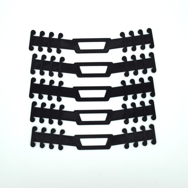 5x Korvasuoja niskaklipsi maskille Black