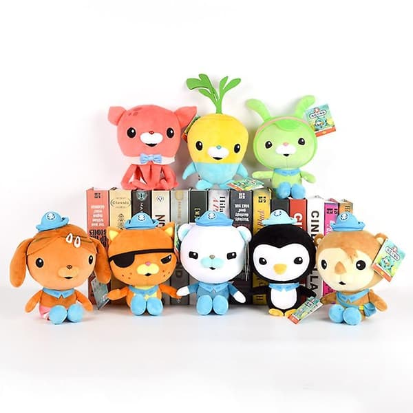 19 cm Octonauts Kaptajn Krebs Peso Kwasi Tweak Blødt Legetøj B
