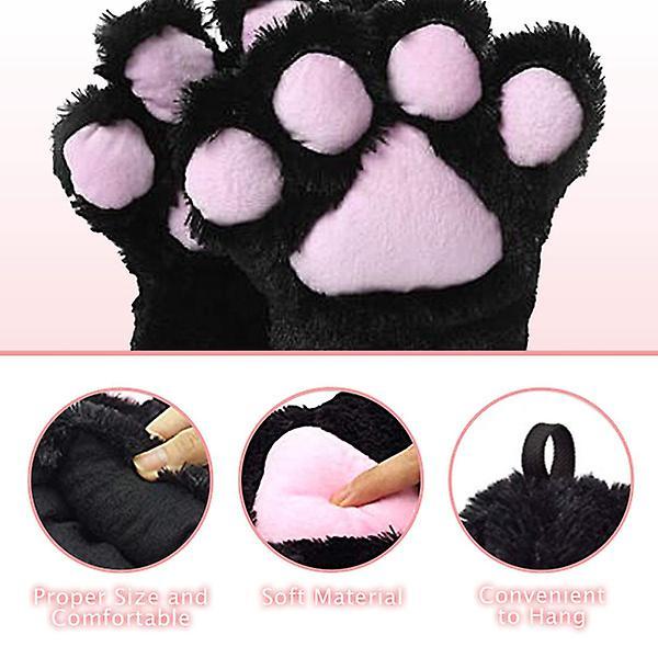 5 Pcs Cat Cosplay Costume Set Cat Ear And Tail With Collar Paws Gloves