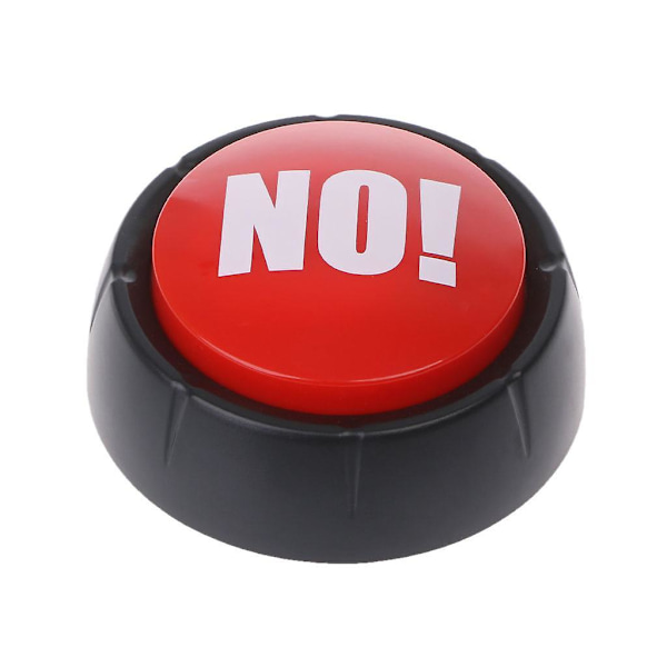 Novelty Big Red No Button No Sound Button Desktop Sound Toy Great For Parents Co-workers Gag Joke