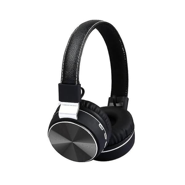Headphones Wireless Bluetooth Headphones Over Ear Headset Stere BLACK