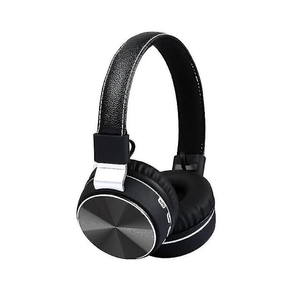 Trådløse Bluetooth Over-Ear Hovedtelefoner Stereo Headset BLACK