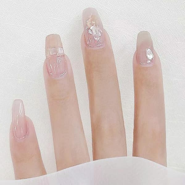 Nail Art Sequins Holographic Glitter Shell Sequins Nail Glitters Splarkly Laser Pieces Iridescent Glitter Nail Sequins Chunky Glitter Flakes Irregular