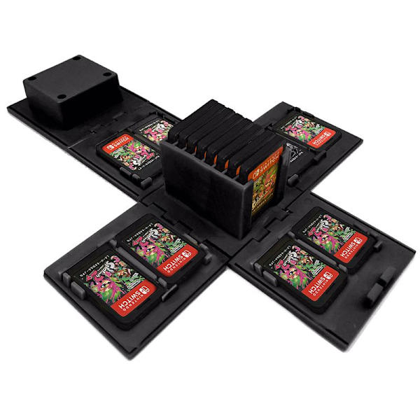 16 Pelikortin Säilytyskotelo Nintendo Switchille, Pelikorttien Säilytyskotelo, Muistikorttikotelo, Säilytystarvikelaatikko COLOR 17