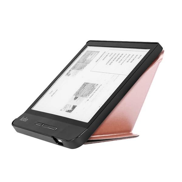 Ultra Slim Protective Case Convenient Stand & Sleep/ Wake Cover For Kobo Libra Gray