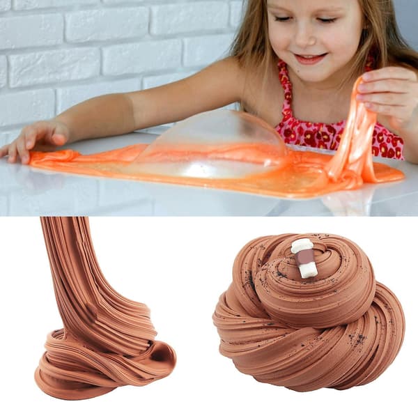 70ml Slime Toy Fluffy Anti-tear Stretchy Cloud Slime Butter Sludge Toy For Relax D