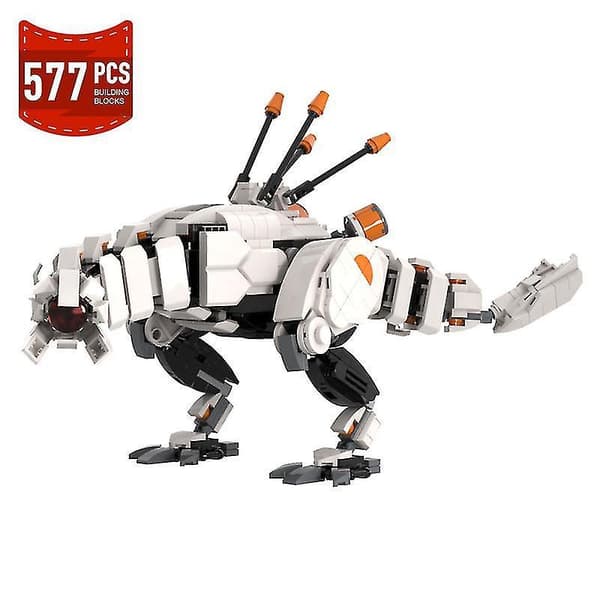 Game Horizons Serrated Thunder Mechanical Beast Building Blocks Classic Game Cool Action Figures Bricks Model Children Toys 285PCS