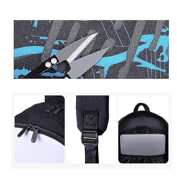 3pcs Poppy Playtime Backpack Set & Lunch Box Child Students School Bag Rucksack, Lunch Bag, Pencil Case Only Pencil Case