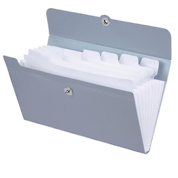 A5 Organizer Box - Paper Document Folder gray