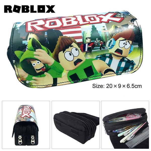 ROBLOX children's double-layer pencil case large capacity color 4