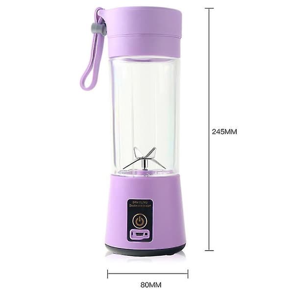 Household Mini Electric Juicer Small Fruit And Vegetable Charging Juice   Portable red