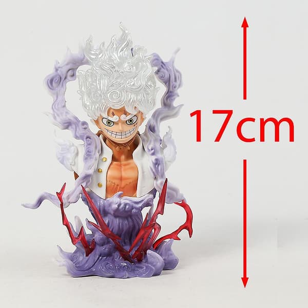 One Piece Gear Fifth Solgud Nika Monkey D. Luffy Byste Modell Figur Leke 17cm no box
