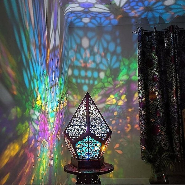 Led Colorful Diamond Lights Polar Star Floor Lamp Bohemia Decor Floor Lamp