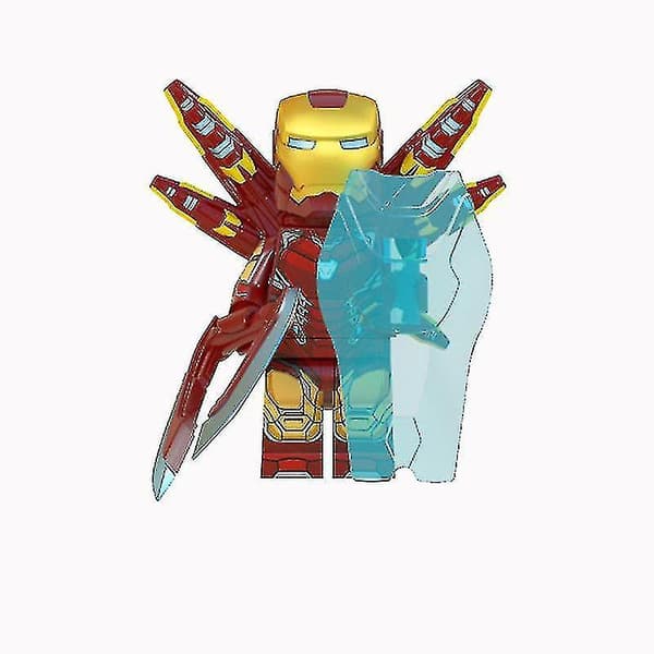 iron#Man/spide#rman Building Block Minifigure Puzzle Children Assembling Toy Child's Gift