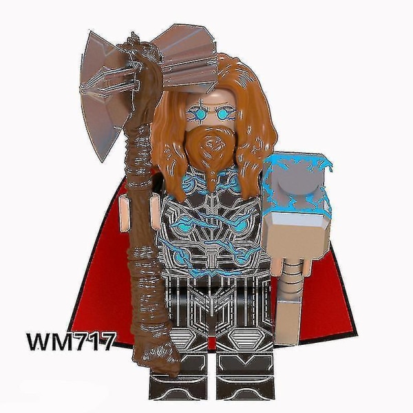 Marvel/Avengers /Iron Man/Spiderman Byggeklods Minifigur Puslespil Børn Samle Legetøj Børnegave