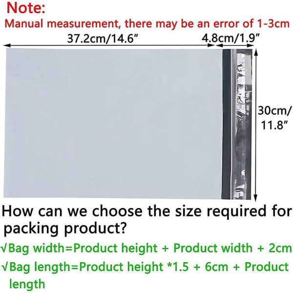 100pcs Mailing Bags Consignment Mailing Bags 300mm * 420mm A3 Mailing Bags