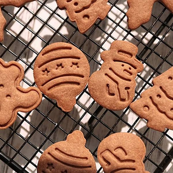 12 stk. Plätzchenform Weihnachten Udstikker Sæt Børn Plätzchenform, Udstikker Sæt M