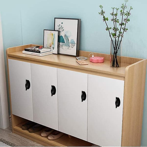 Fong Fong 4pcs Plastic Perforation-free Cabinet Closet Handle Door And Window Aided Pulling Wardrobe Perforation-free Pasting Multifunctional Drawer K