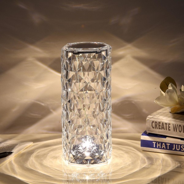 Acrylic  Table Lamp Led Atmosphere Lamp Transparent Remote 16 Colors